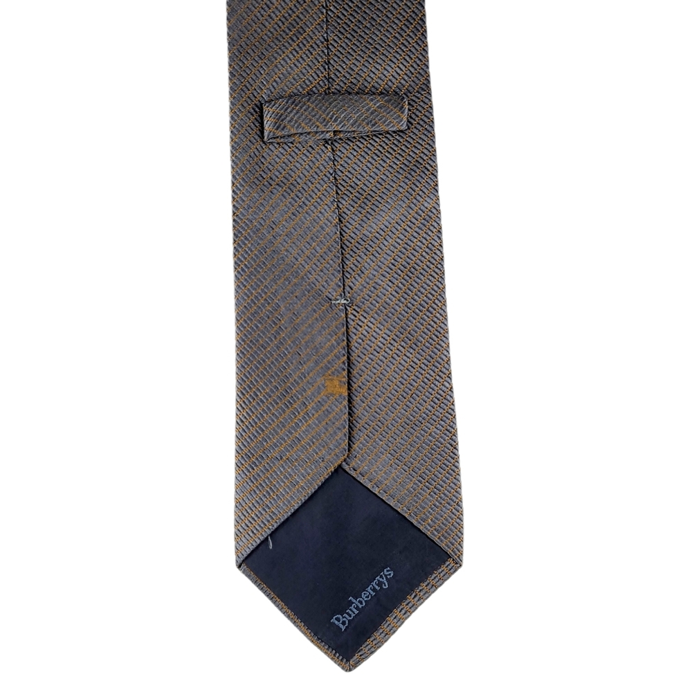 Burberry Striped Brown Silk Tie - Picture 2 of 4